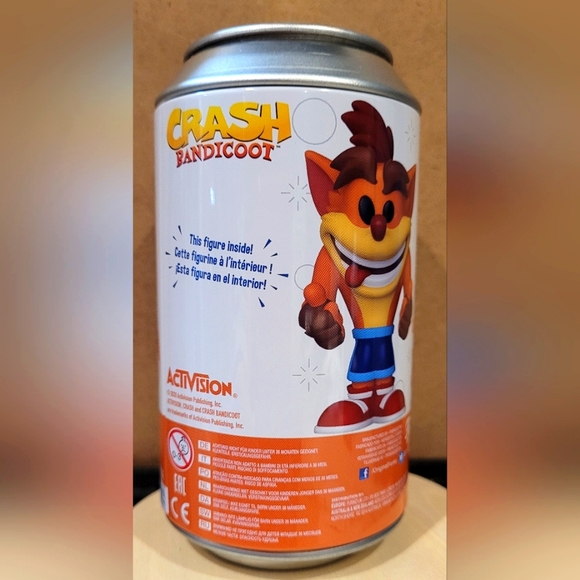 Funko Soda Crash Bandicoot Figure Sealed Can Limited Edition - Picture 2 of 6